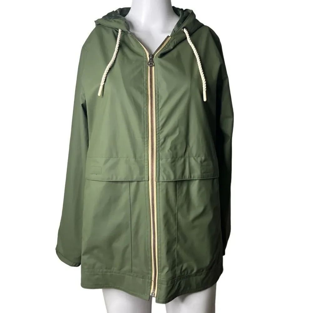 Vintage Original Weatherproof zip up Hoodie Green Size Small